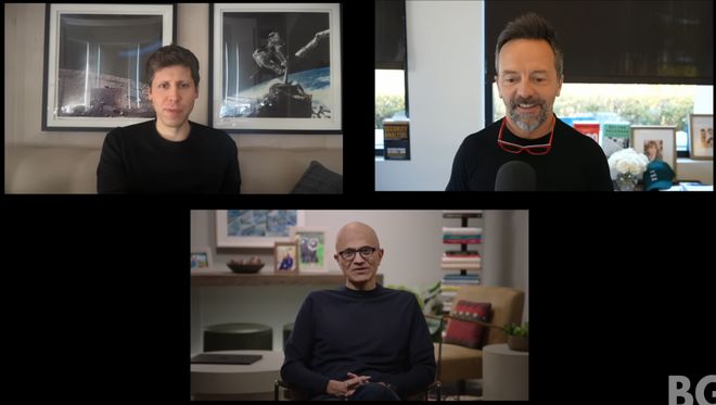 难重组后首次对谈：「我们是天作之合！」麻将胡了2试玩模拟器奥特曼和纳德拉艰(图5)